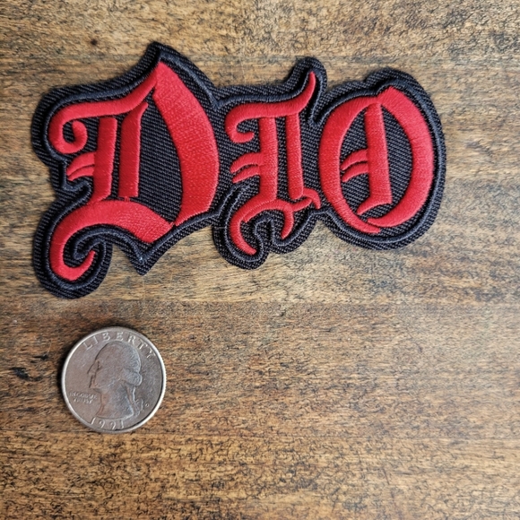 Giant Dio Patch Goth Metal 90s Embroidered Patch - Picture 2 of 2